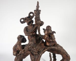 Chris Baaten - Bronzen beeld, Driepoot kopen? Bied vanaf 450!