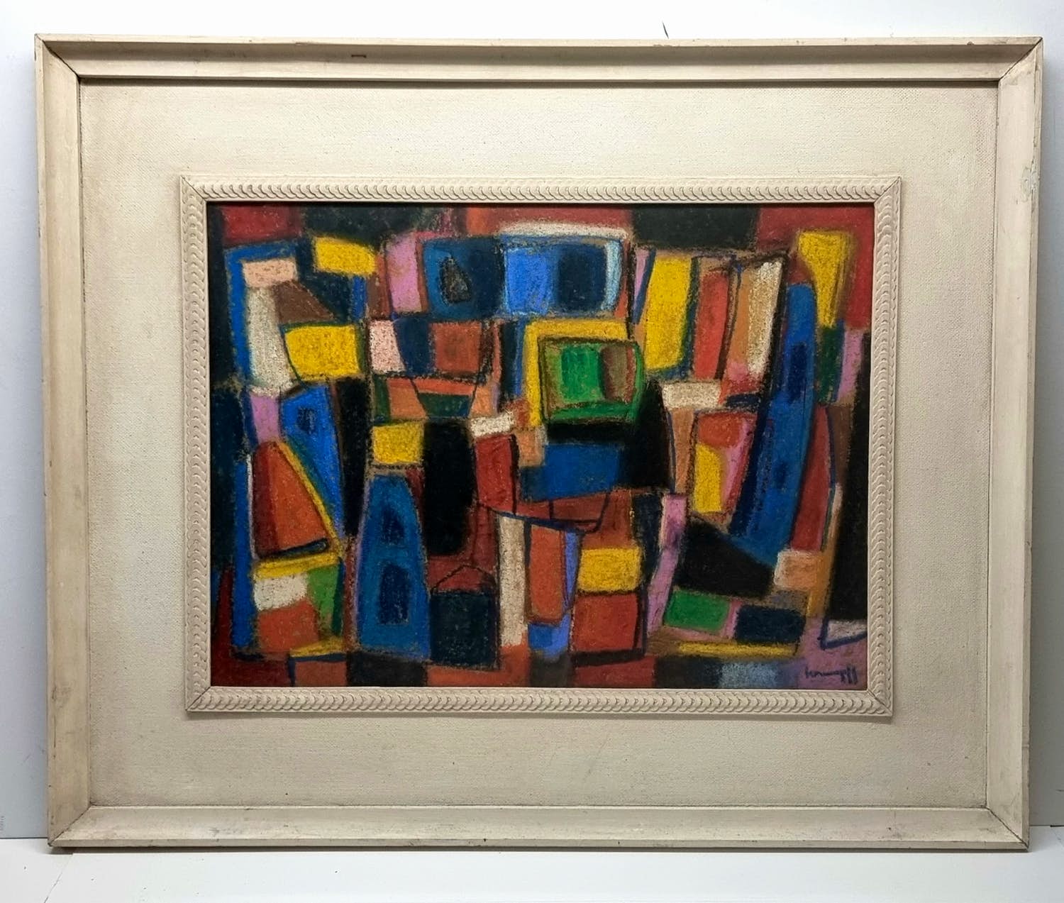 Joop Kropff - Abstracte compositie verkocht voor € 375!
