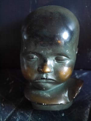 Niet of onleesbaar gesigneerd - PERKEO-babyhoofdje kopen? Bied vanaf 1!