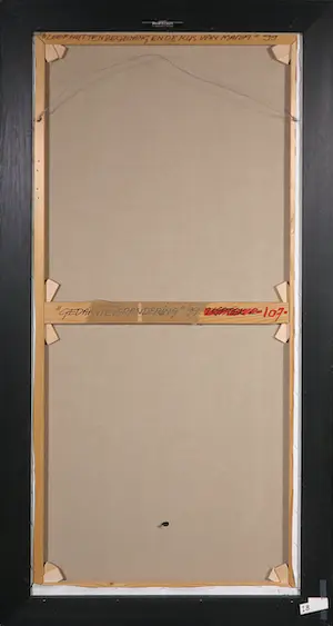 Willem Claassen - Acryl op doek, Gedachtenverandering - Ingelijst (Groot formaat!) kopen? Bied vanaf 1!