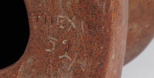 Niet of onleesbaar gesigneerd - Terracotta, Lot van twee sculpturen kopen? Bied vanaf 10!