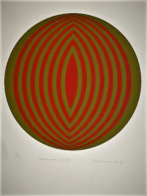 Rob Schotman - Intrigerend jaren 60 PoP Art Litho - Circum-Centrisch - oplage slechts 50 kopen? Bied vanaf 34!