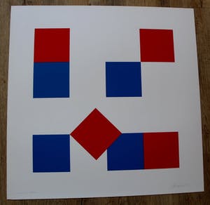 Els de Groot - Zeefdruk: Movement - 1975 kopen? Bied vanaf 65!