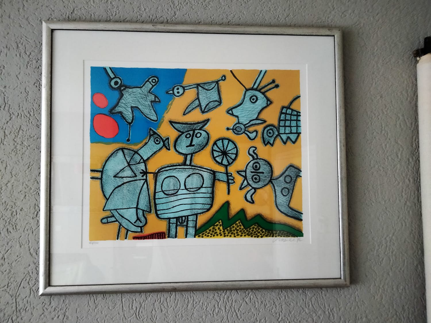 Corneille - chat retrant dans la danse verkocht voor € 199!