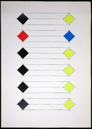 Wim Smits - Acryl op papier, Analytical Systems Variations Series (Groot) kopen? Bied vanaf 50!