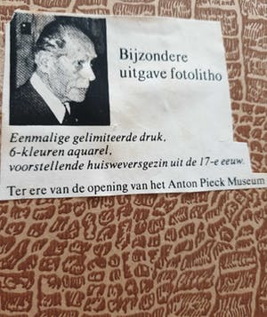 Anton Pieck - bijzondere uitgave fotolitho kopen? Bied vanaf 10!