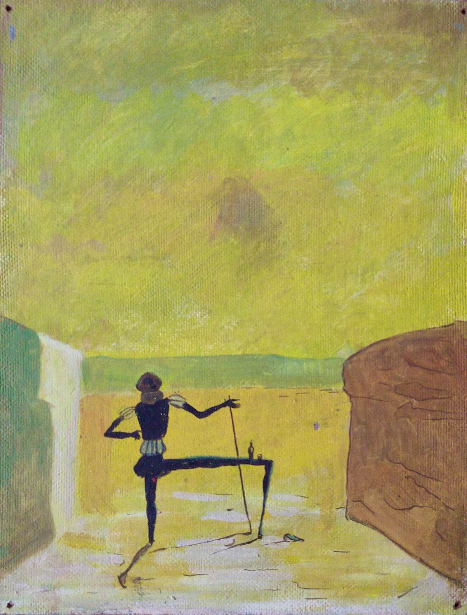 Cornelis Kloos - Dali. Het spook van Vermeer kan als tafel gebruikt worden kopen? Bied vanaf 80!