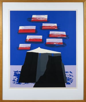 Gijs Keizer - Zeefdruk, Zonder titel - Ingelijst kopen? Bied vanaf 20!