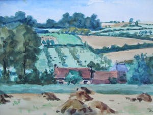 Han Bolte - Landschap kopen? Bied vanaf 65!