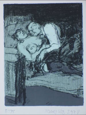 Kurt Lob - Bordeelbezoek - Litho kopen? Bied vanaf 35!