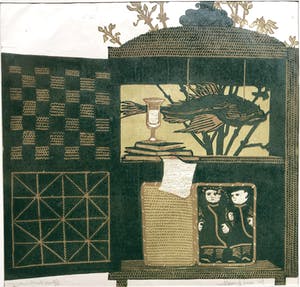 Frans de Haas - Oosters Lentekastje - Kleine oplage, Handgesigneerd -1969 kopen? Bied vanaf 60!