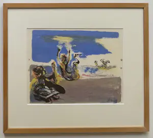 Jan Cox - handgesigneerde kleurenlitho | 'The Four Elements' | 1951 kopen? Bied vanaf 200!