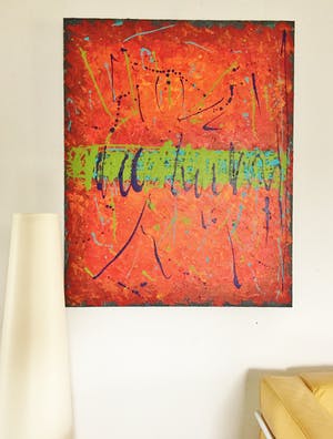 John Foppen - Symphony in Green / Red. #02. kopen? Bied vanaf 195!