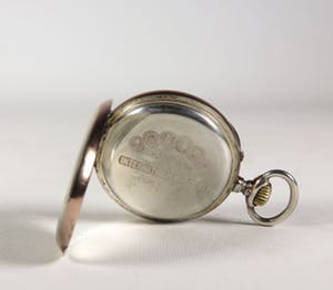 IWC - (Rosé verguld) zilver, Zakhorloge met houder kopen? Bied vanaf 750!