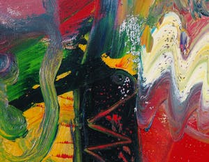 Jan te Wierik - Olieverf op doek, Z.T. Fabeldier - Ingelijst (Groot) kopen? Bied vanaf 2600!