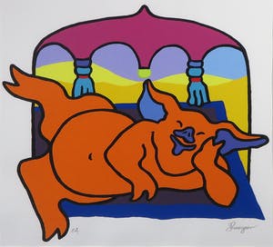 Shunyam - Zeefdruk, Fata morgana - Ingelijst kopen? Bied vanaf 1!