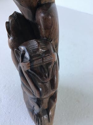 Curiosa - Art Deco.houtsnijwerk ,aapjes.Amsterdamse school stijl. kopen? Bied vanaf 50!