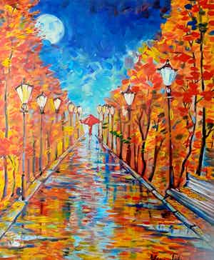 Elena Polyakova - Late walk verkocht voor € 175!