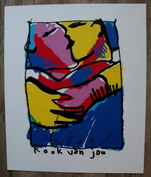 Herman Brood - Zeefdruk: Kook van jou (laatste exemplaar!) kopen? Bied vanaf 650!