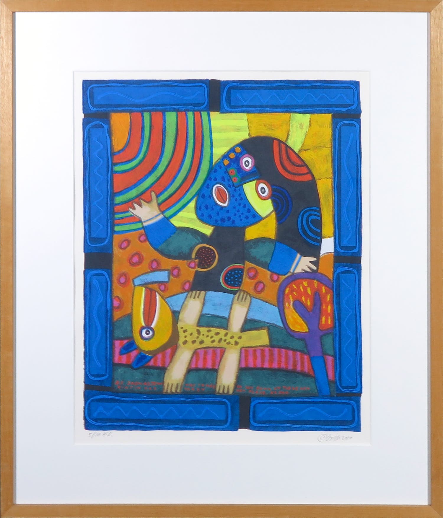 Clemens Briels - Zeefdruk, As soon as Jenny (...) - Ingelijst verkocht voor € 1!