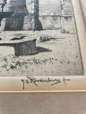 Hendrikus Roodenburg - H.E. Roodenburg - Domkerk en Domtoren, Utrecht uit het jaar 1930. kopen? Bied vanaf 15!