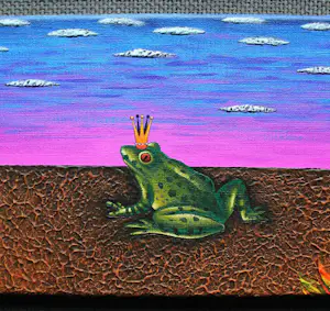 AcheterDadara - Acryl op doek: Frog? Enchérissez de 1299!