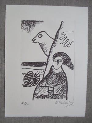 Corneille - Gesigneerde ets kopen? Bied vanaf 85!