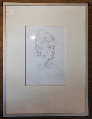 Joop Liesker - 4 portrettekeningen kopen? Bied vanaf 25!