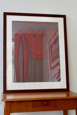 Klaas Gubbels - Zeefdruk Nr. 33 - Niet normale tafel zeefdruk - Geheel nieuw ingelijst kopen? Bied vanaf 365!