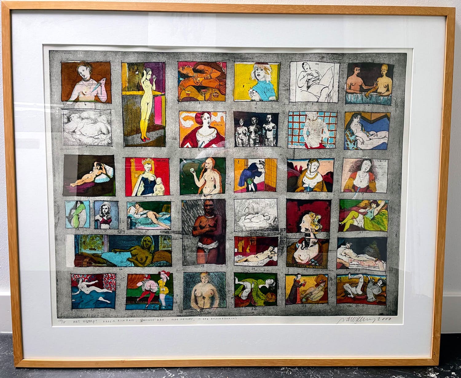 Ad Willemen - Art history? harem rimram, woman's zap, .. in der Beschränkung.. kopen? Bied vanaf 225!