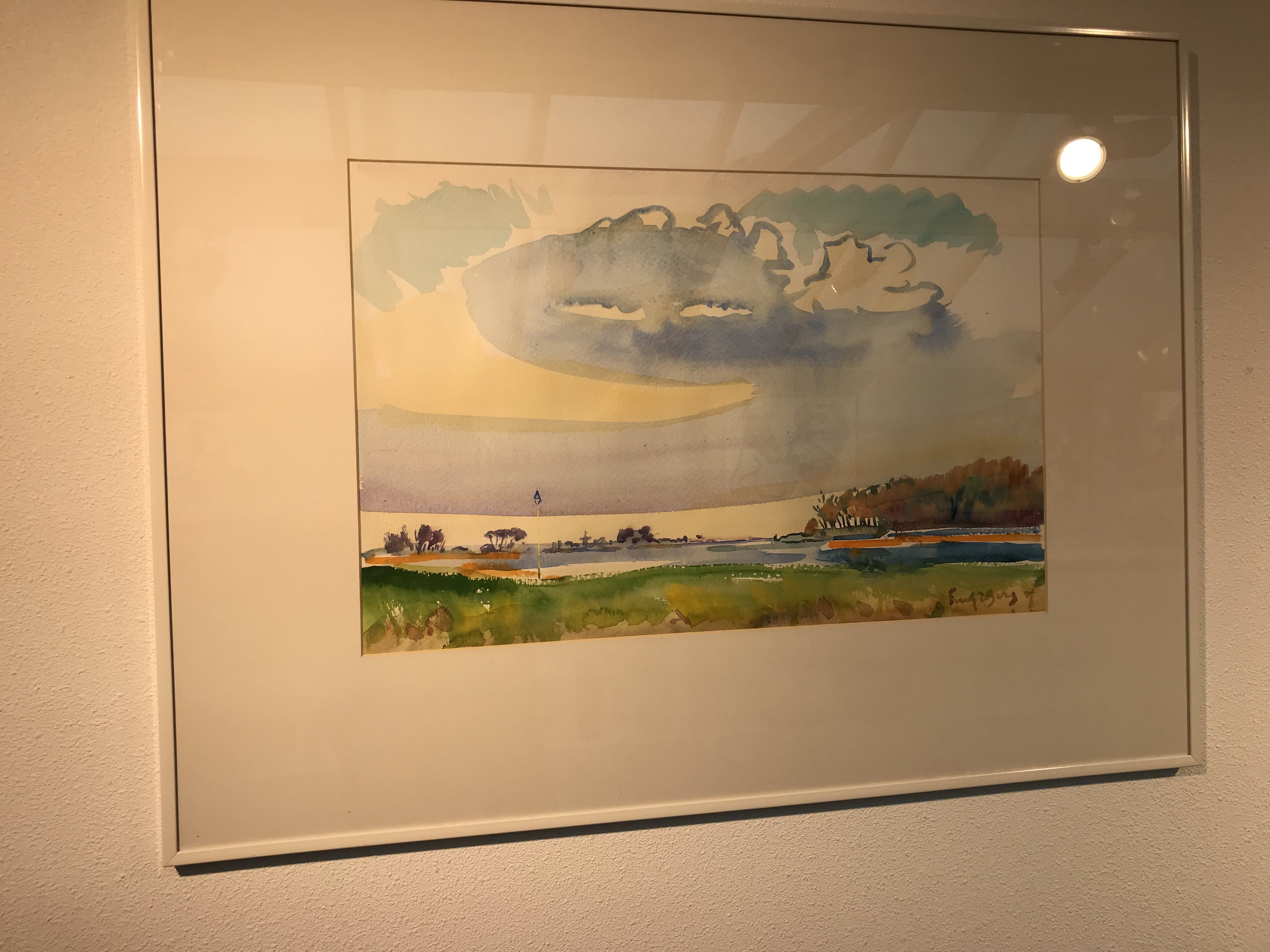 Freek van den Berg - Aquarel met lijst gesigneerd Parijs kopen? Bied vanaf 149!