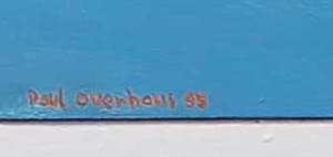 Paul Overhaus - Acryl op board, Hoi vis - Ingelijst kopen? Bied vanaf 100!