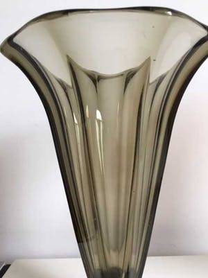 Val-Saint-Lambert - Art Deco 2 Luxval glazen vazen kopen? Bied vanaf 30!