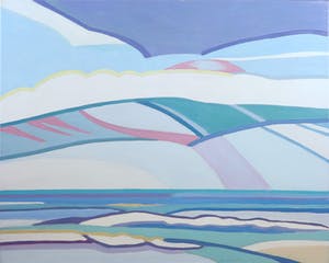 Paul Overhaus - Acryl op doek, Wolkenvelden kopen? Bied vanaf 1!