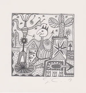 Volker Ritters - e.a: zes handgesigneerde zeefdrukken: Diverse composities kopen? Bied vanaf 1!