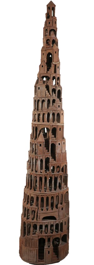 Arie J. Bouter - Terracotta, Toren van Babel (Zeer groot) kopen? Bied vanaf 500!