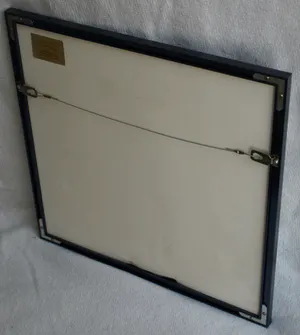 Niet of onleesbaar gesigneerd - Ingelijste kleurenhoutsnede , Stadsgezicht – ca. 1940 kopen? Bied vanaf 1!