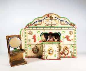 Houten miniatuur draaiorgel verkocht voor € 1!