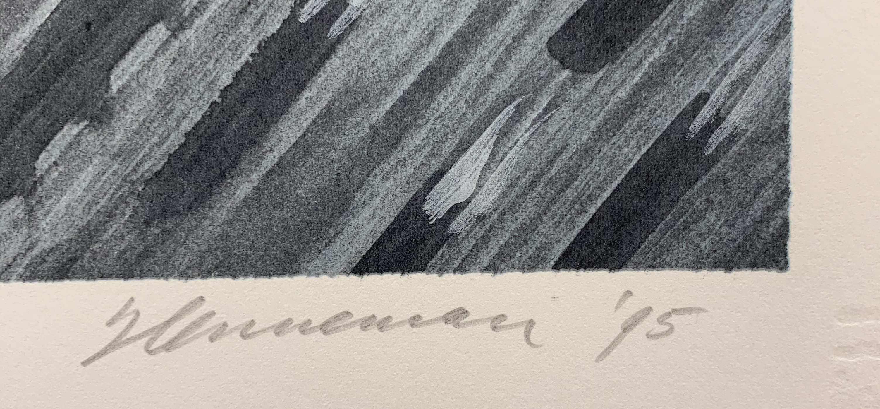 Jeroen Henneman - zeefdruk - 'De Rijn' - 1995 kopen? Bied vanaf 129!