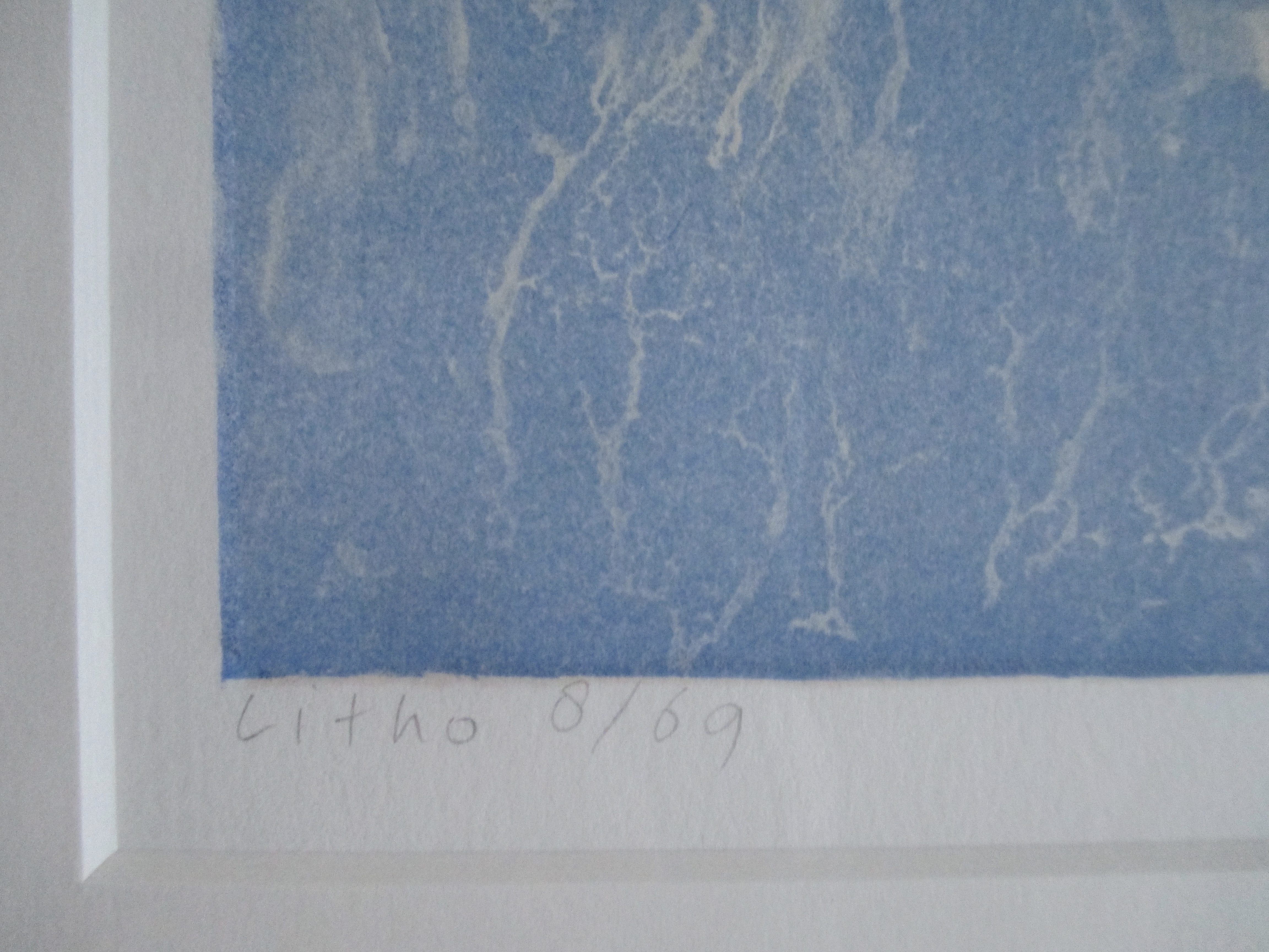 Lon Buttstedt - Ingelijste Litho "Himalaya Blues IV" Barth lijst kopen? Bied vanaf 55!