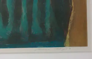 Kees Slegt - Kleurenets, Zonder titel - Ingelijst kopen? Bied vanaf 50!