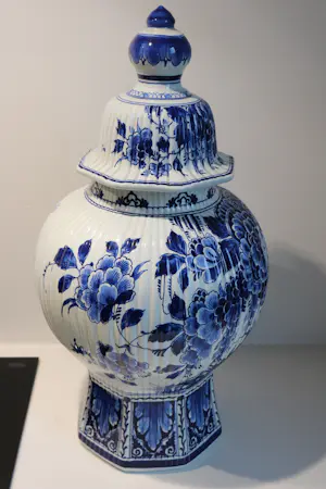 Porceleyne Fles - Royal Delft Dekselvaas kopen? Bied vanaf 150!