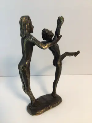 Astrid Veldhuyzen-Koppen - Sculptuur “ Beweging in emotie “. Zeldzaam kopen? Bied vanaf 1!
