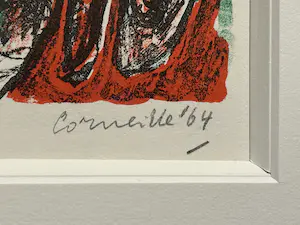 Corneille - Abstract werk in kleur kopen? Bied vanaf 200!