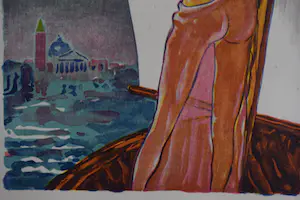 Kees van Dongen - Houtgravure - Rose-dans-le-calice chez le roi Derbas kopen? Bied vanaf 50!