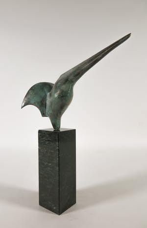 Ruurd Hallema - Bronzen beeld, Trots kopen? Bied vanaf 250!