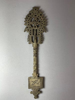 Ethiopie - Ethiopisch priest Ethiopian Silver handcross - Ethiopia kopen? Bied vanaf 65!