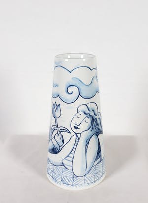 Jacques Tange - Porseleine kandelaar - Limited edition door Schoonhoven Keramiek kopen? Bied vanaf 35!
