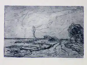 Floris Verster - Poldervaart - Ets verkauft für € 70!