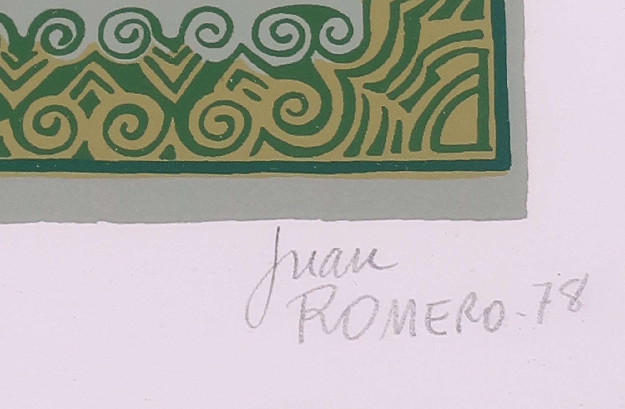 Juan Romero - Zeefdruk, Buenos Dias - Ingelijst (Groot) kopen? Bied vanaf 1!